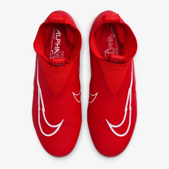 Nike Alpha Menace Elite 3 Men's Football Cleats Shoes Size 12 Red CT6648-616 - Picture 5 of 16